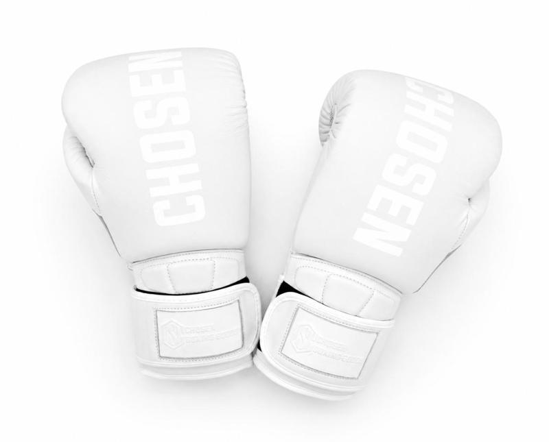 Chosen Supergel Premium Boxing Gloves-white/silver